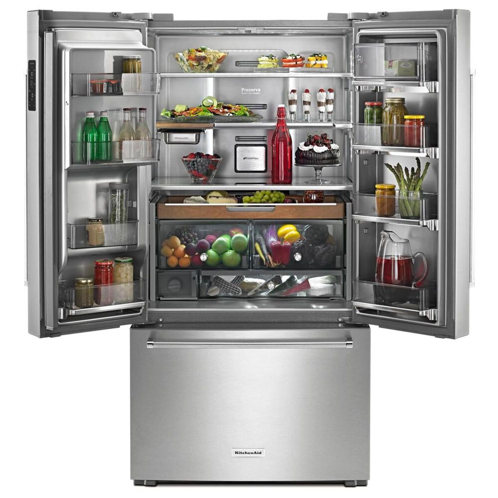 KitchenAid 24 Cu. Ft. French Door Refrigerator Nebraska Furniture Mart
