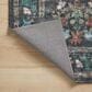 Rifle Paper Co Crafted by Cloth and Company Courtyard 2" x 5" Seville Charcoal Runner, , large