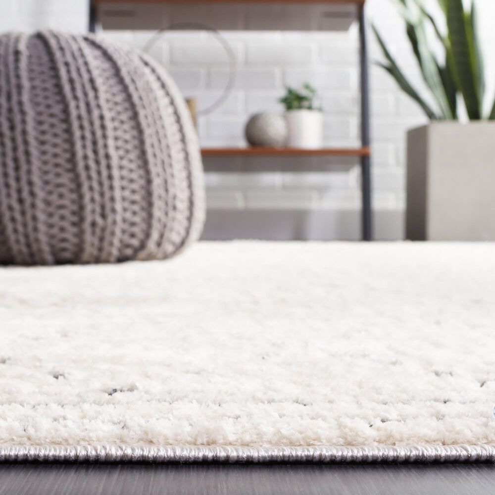 Safavieh Melody MEL102A 2&#39;2&quot; x 8&#39; Ivory and Black Runner, , large