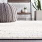 Safavieh Melody MEL102A 2"2" x 8" Ivory and Black Runner, , large