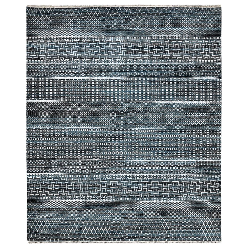 Amer Rugs Legacy 10" x 14" Ocean Blue Area Rug, , large