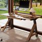 CalmRise 63" Power Standing Desk in Vintage Walnut, , large
