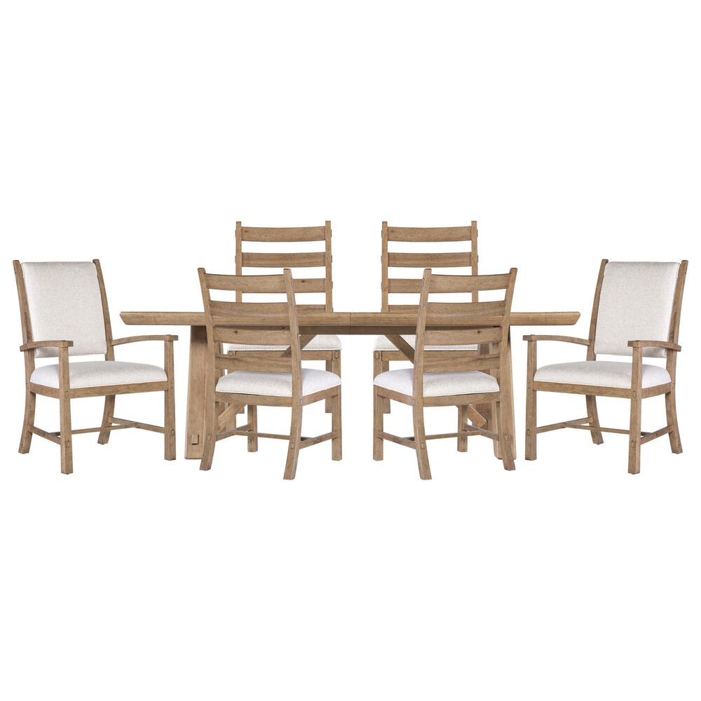 Hooker Furniture Vineyard Row 7-Piece Dining Set in Brown, , large