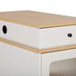 HOMLUX 60" Kitchen Island in White, , large