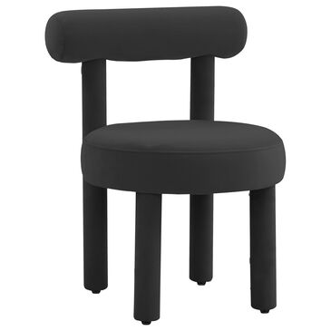 Tov Furniture Carmel Armless Chair in Black, , large
