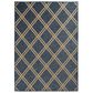 Trisha Yearwood Rug Collection Gather Minot 5"3" x 7"7" Cobalt and Natural Area Performance Rug, , large