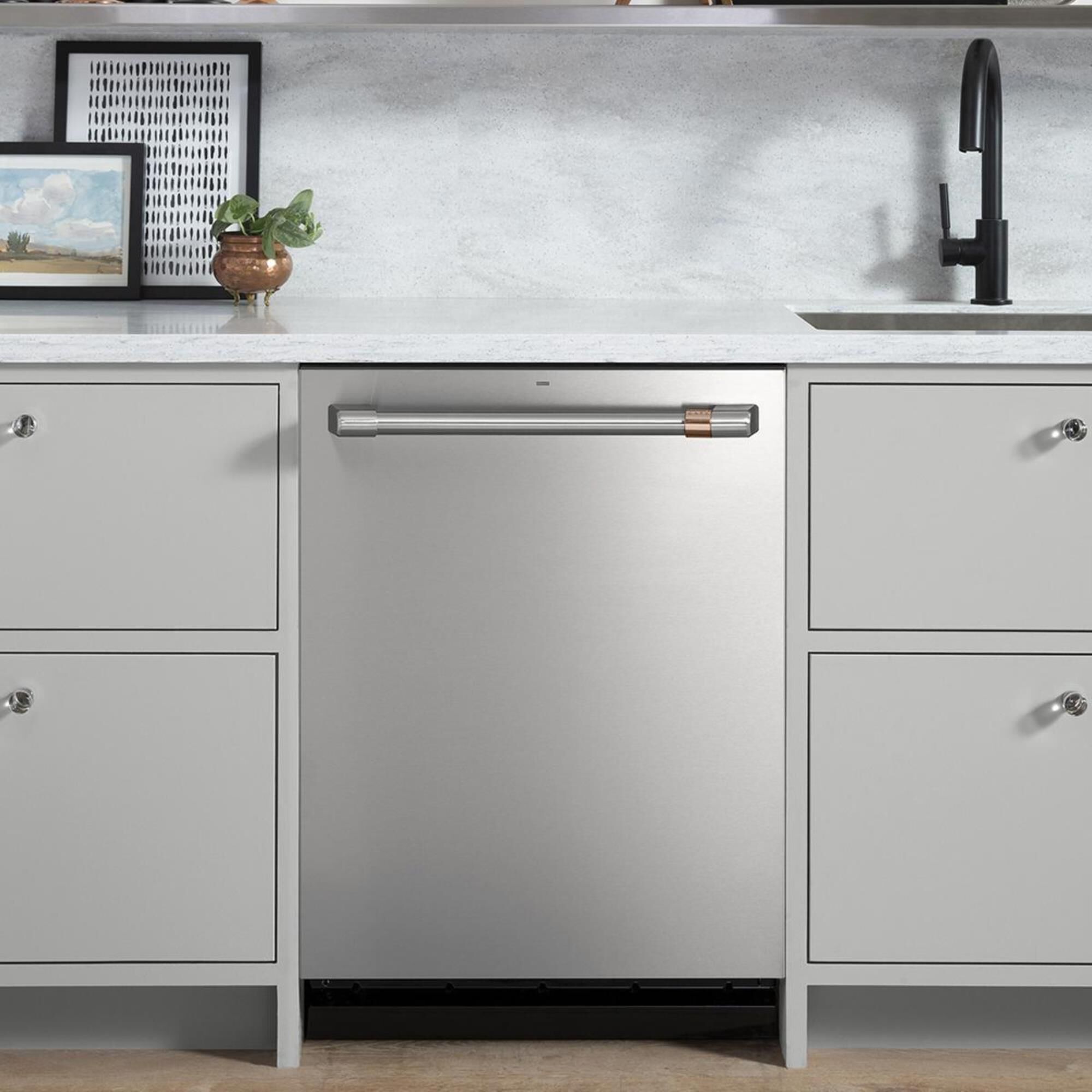 Cafe stainless sales steel dishwasher