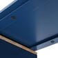 HOMLUX 56" Kitchen Island with Extended Table in Navy Blue, , large