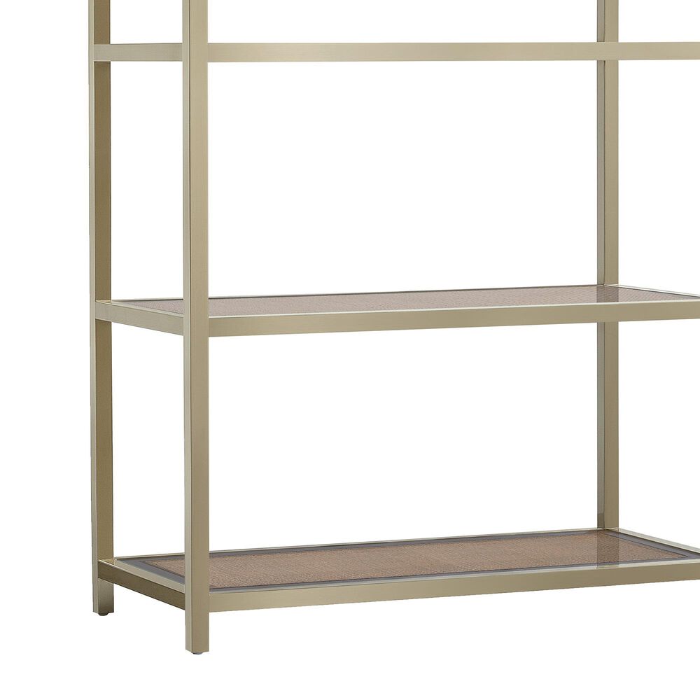 Hooker Furniture Melange 5-Shelf Raising Cane Etagere in Silver, , large