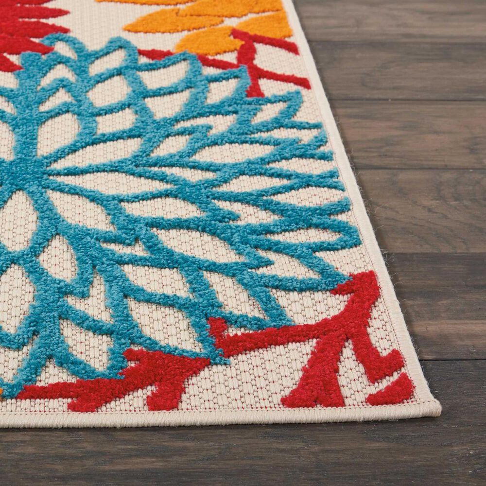 Nourison Aloha ALH05 9&#39;6&quot; x 13&#39; Green Indoor/Outdoor Rug, , large