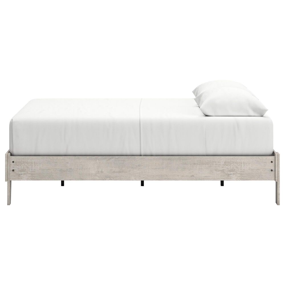 Ashley Shawburn Queen Platform Bed in Light Gray, , large