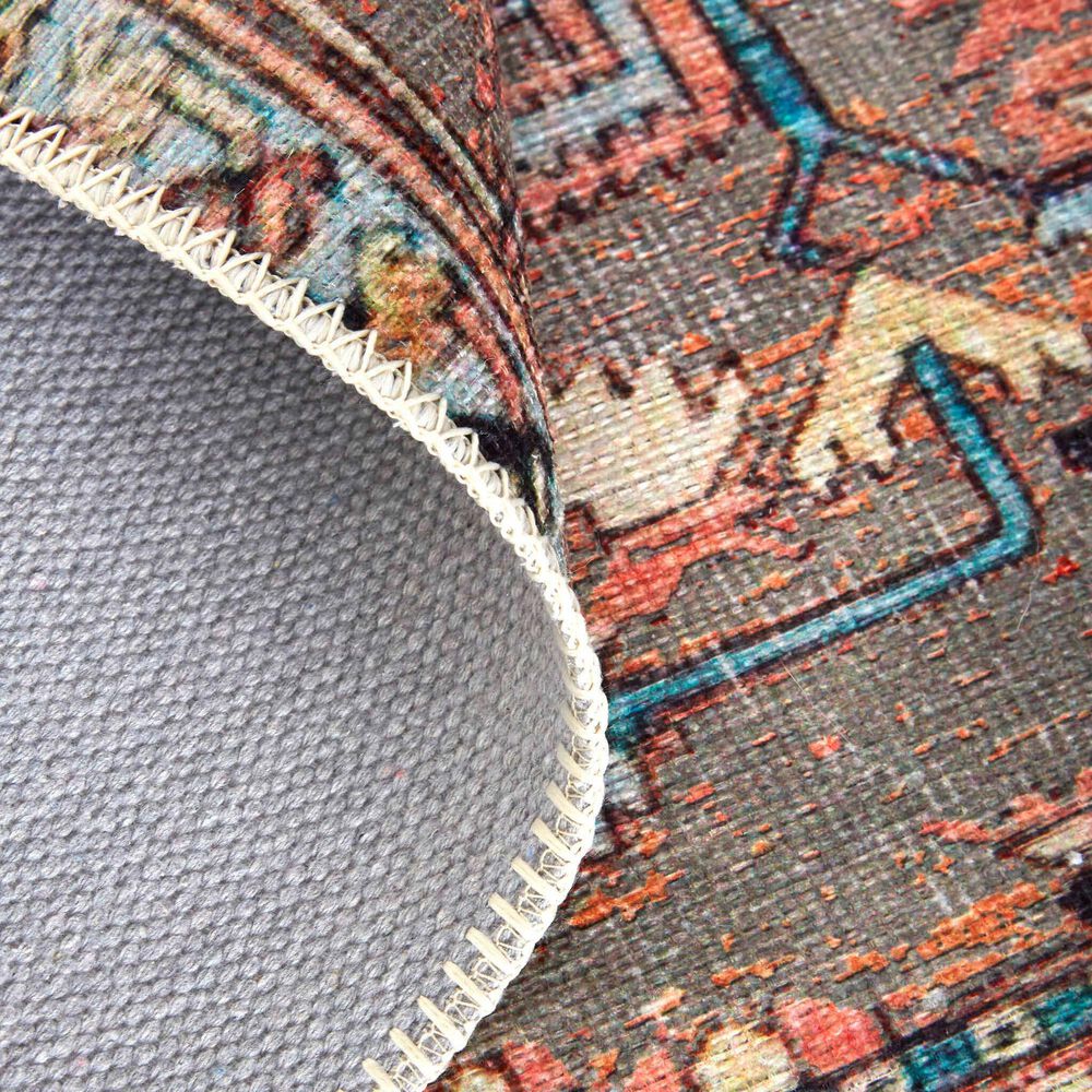 Feizy Percy 5&#39;3&quot; x 7&#39;6&quot; Gray and Multicolor Area Rug, , large
