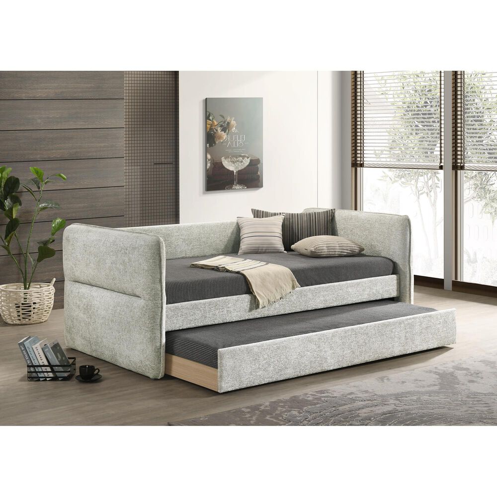 Claremont Philipa Daybed with Trundle in Light Gray, , large