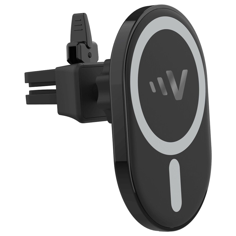 Ventev 15W Magnetic Wireless Car Charger Mount in Black, , large