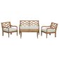 HOMLUX 4-Piece Outdoor Conversation Set in Beige, , large