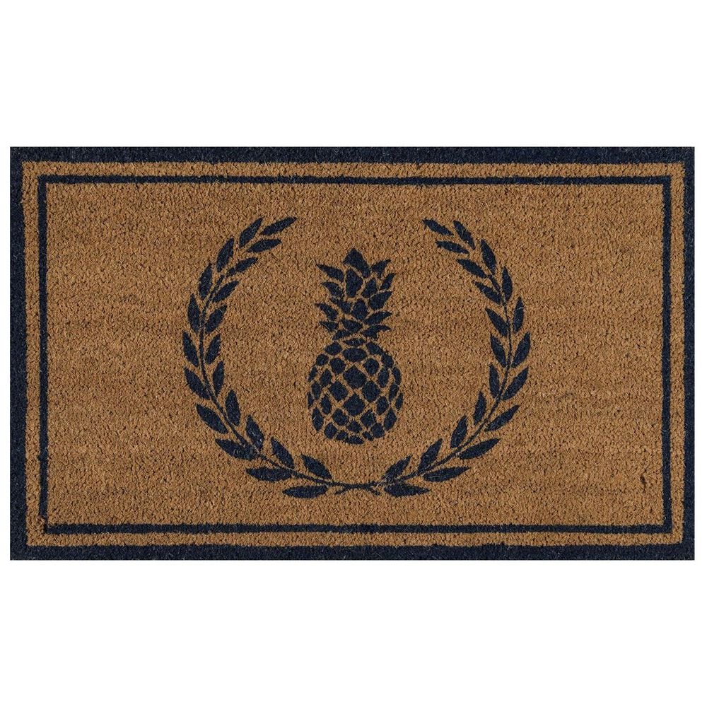 Momeni Erin Gates Park PAR-1 1"6" x 2"6" Navy Door Mat, , large