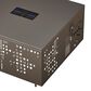 HOMLUX Patio Coffee Table with Solar Lighting in Dark Gray, , large