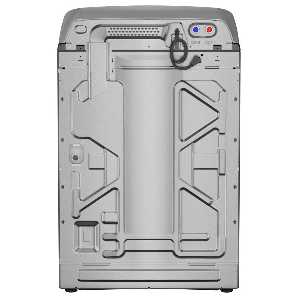 Maytag 5.2 Cu. Ft. Smart Pet Pro Top Load Agitator Washer and 7.4 Cu. Ft. Smart Gas Top Load Dryer Laundry Pair in Classic Silver, , large