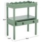 Safavieh Darlyn Rectangle Accent Table in Sage, , large