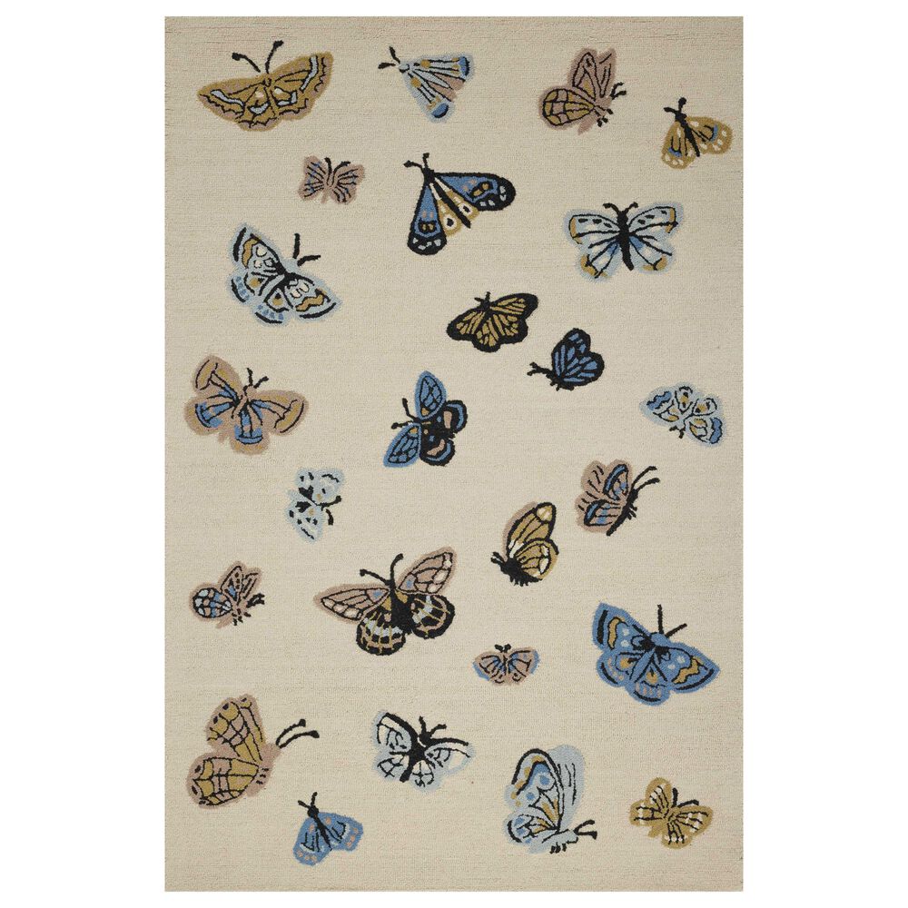 Rifle Paper Co Highgrove Cream 2"3" x 3"9" Area Rug, , large