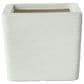 Alfresco Home Shabby Square Patio Planter in Pearl White, , large