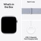 Apple Watch Series 10 GPS 42mm Silver Aluminum Case with Blue Cloud Sport Loop, , large