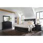 Riva Ridge Oxford California King Storage Panel Bed in Black, , large