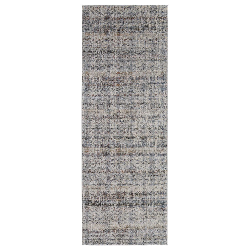 Feizy Kaia 3" x 10" Gray Runner, , large