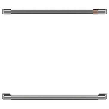 Cafe 27" Handles for Double Wall Oven in Brushed Stainless Steel - Set of 2, , large