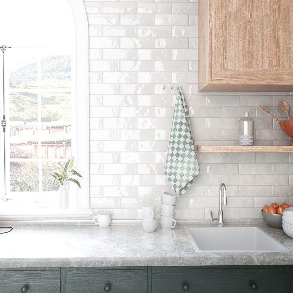 Emser Passion Blanco 3&quot; x 8&quot; Glossy Porcelain Tile, , large