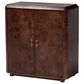 Baxton Studio Valora Storage Cabinet in Dark Walnut Brown, , large