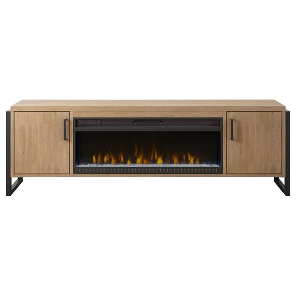 Wycliff Bay Mason 80" Fireplace TV Stand in Monarca and Black, , large