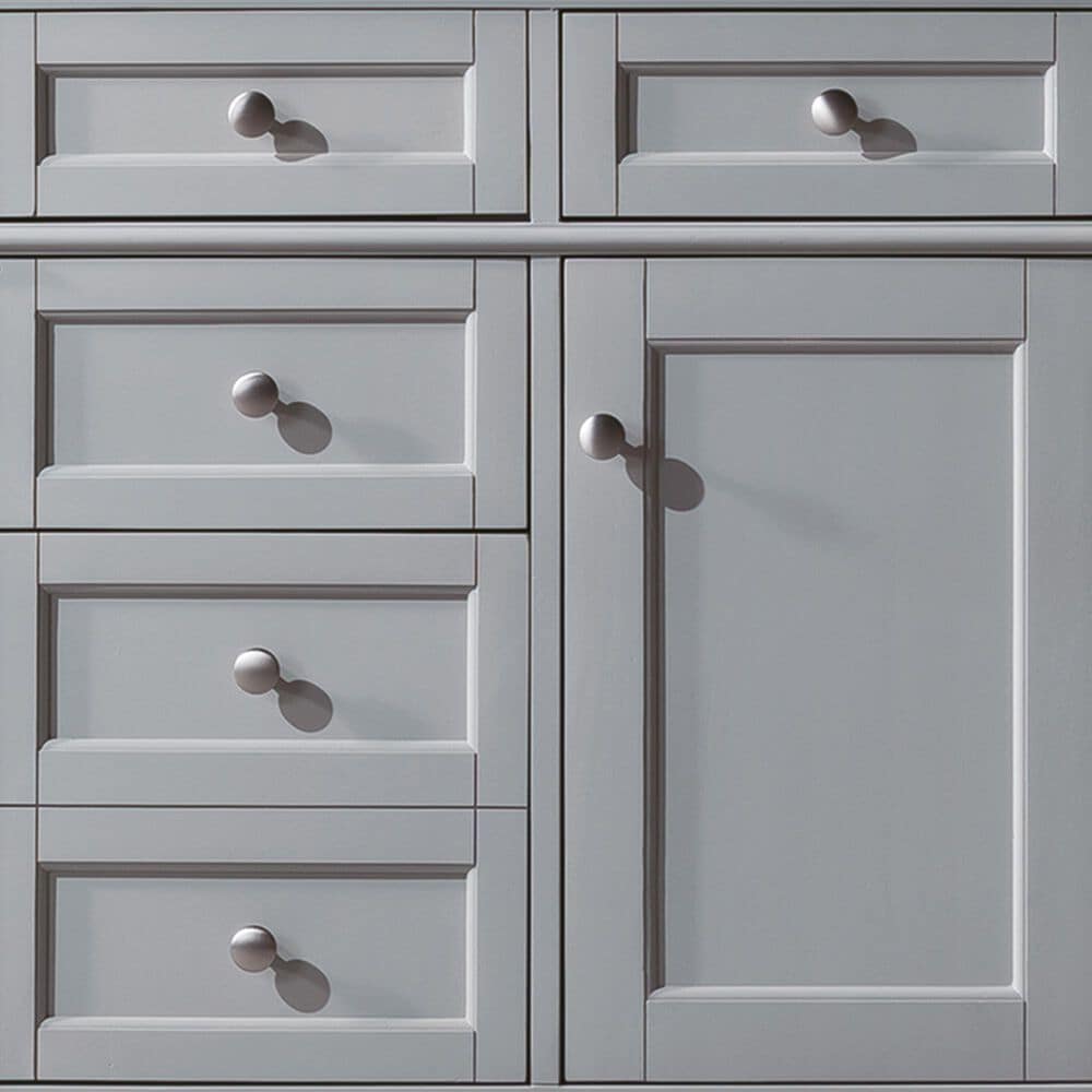 James Martin Vanities Brittany 30&quot; Single Bathroom Vanity in Urban Gray with Single Hole 3 cm White Zeus Quartz Top and Rectangular Sink, , large