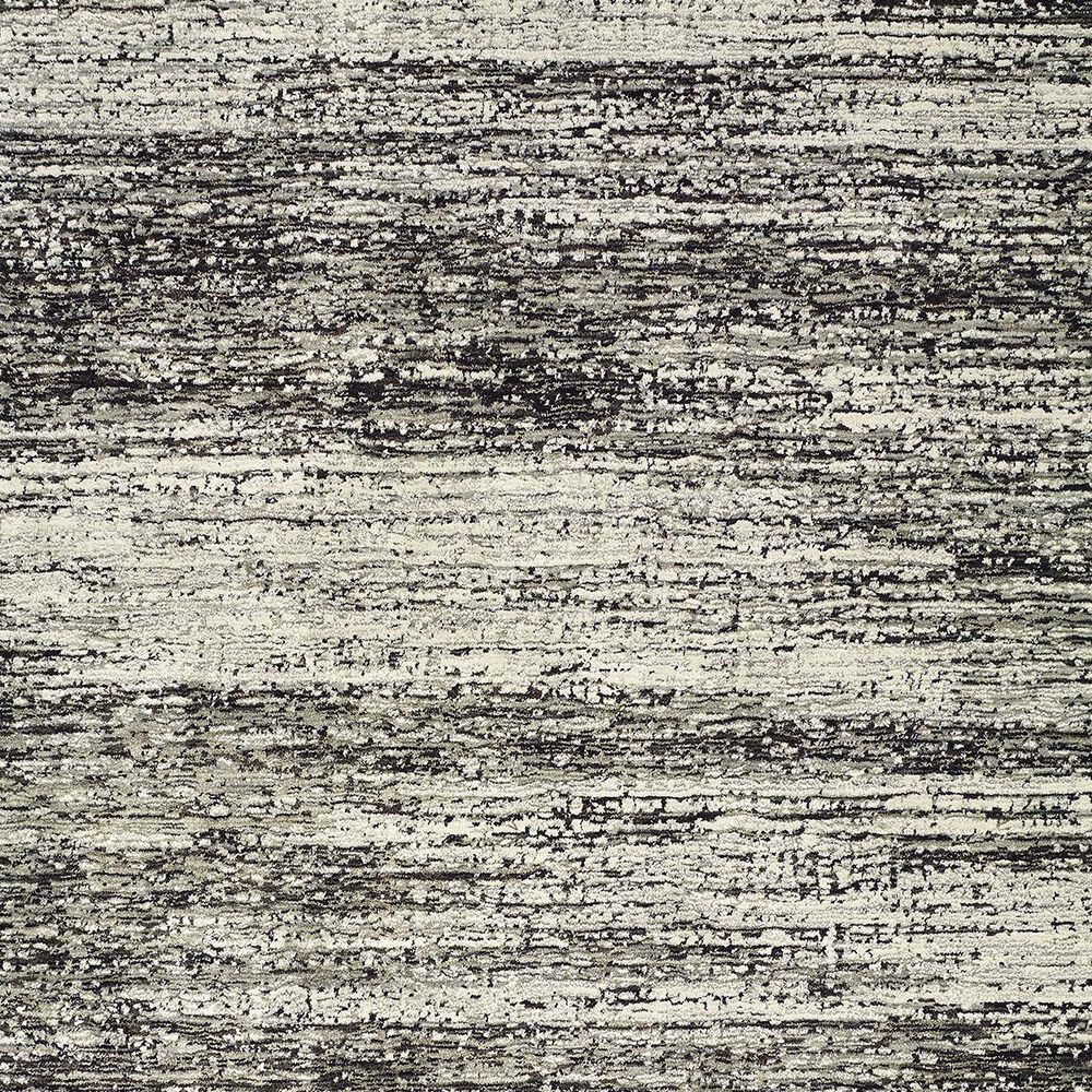 Oriental Weavers Atlas 8037G 2&#39;6&quot; x 12&#39; Ash and Charcoal Runner, , large