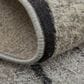 Feizy Kano Striped 7"10" x 10" Ivory and Charcoal Area Rug, , large