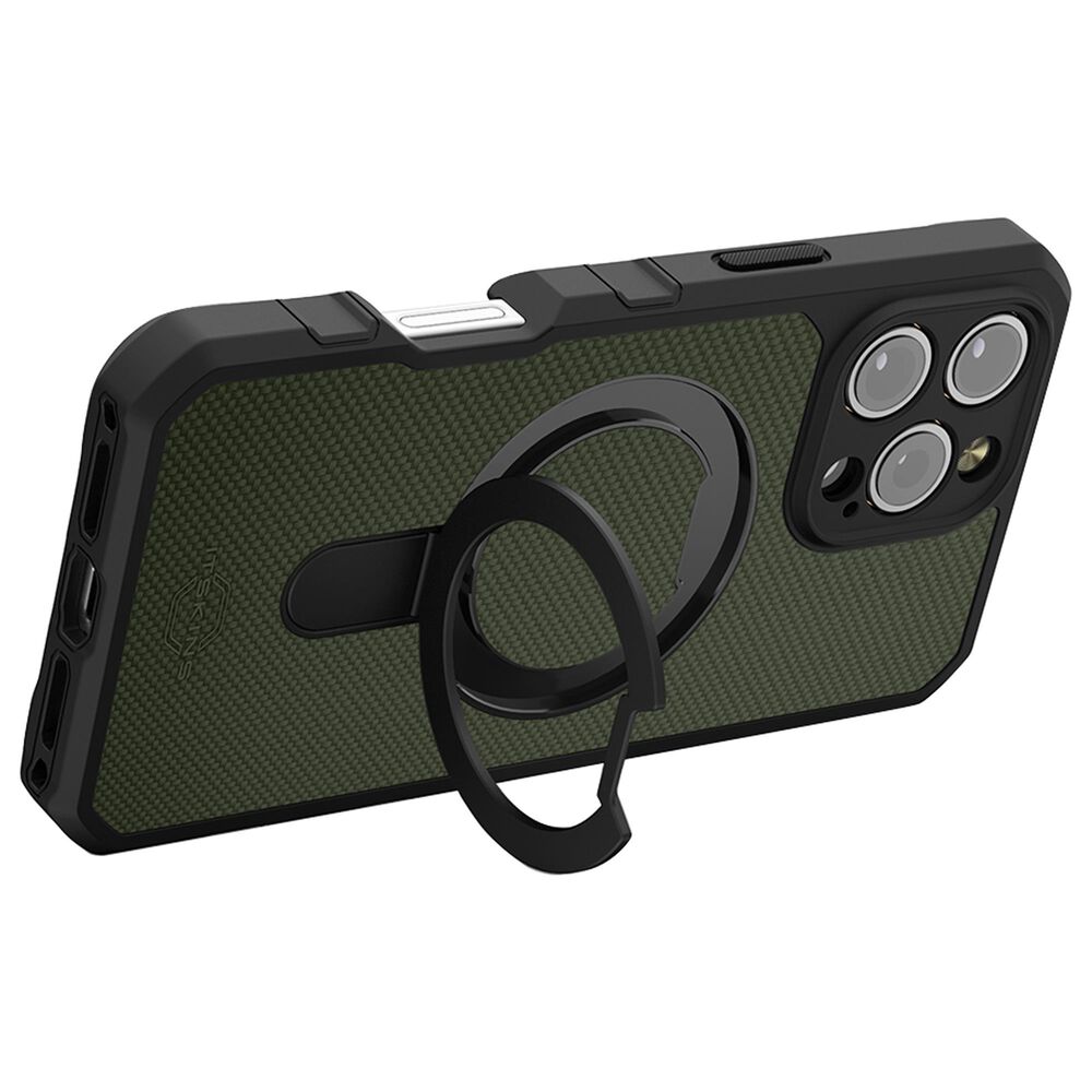 ITSkins Force R Nylon MagSafe Case for Apple iPhone 16 Pro Max in Olive Green and Black, , large