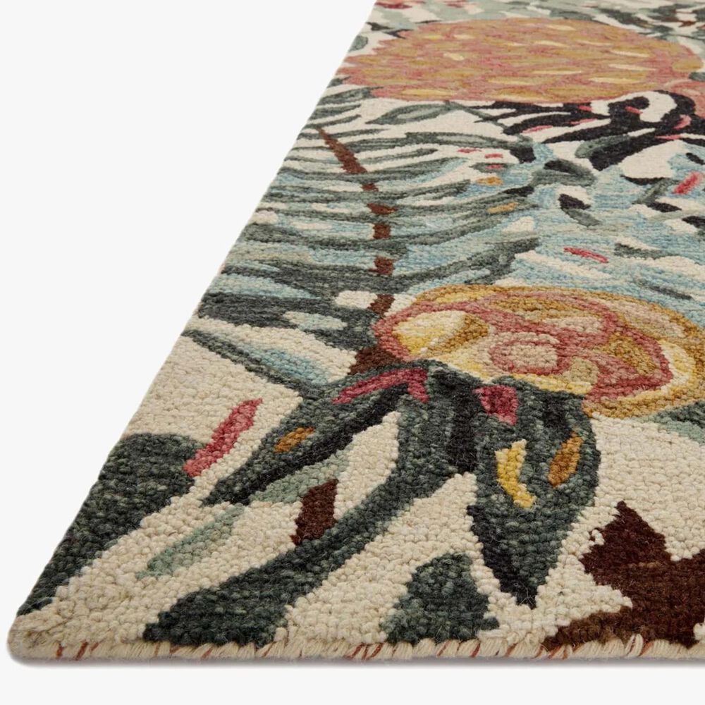 Loloi Belladonna 7&#39;9&quot; x 9&#39;9&quot; Ivory and Lagoon Area Rug, , large