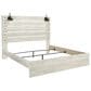 Ashley Cambeck 4 Piece Panel King Bedroom Set in Whitewash, , large