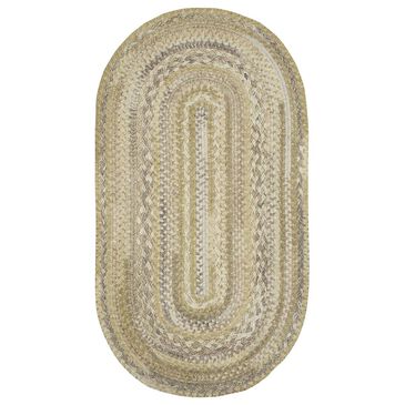 Capel Bayview 0036-760 3" x 5" Oval Neutral Area Rug, , large