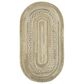 Capel Bayview 0036-760 3" x 5" Oval Neutral Area Rug, , large