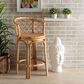 Baxton Studio Orchard Counter Stool in Natural Brown, , large