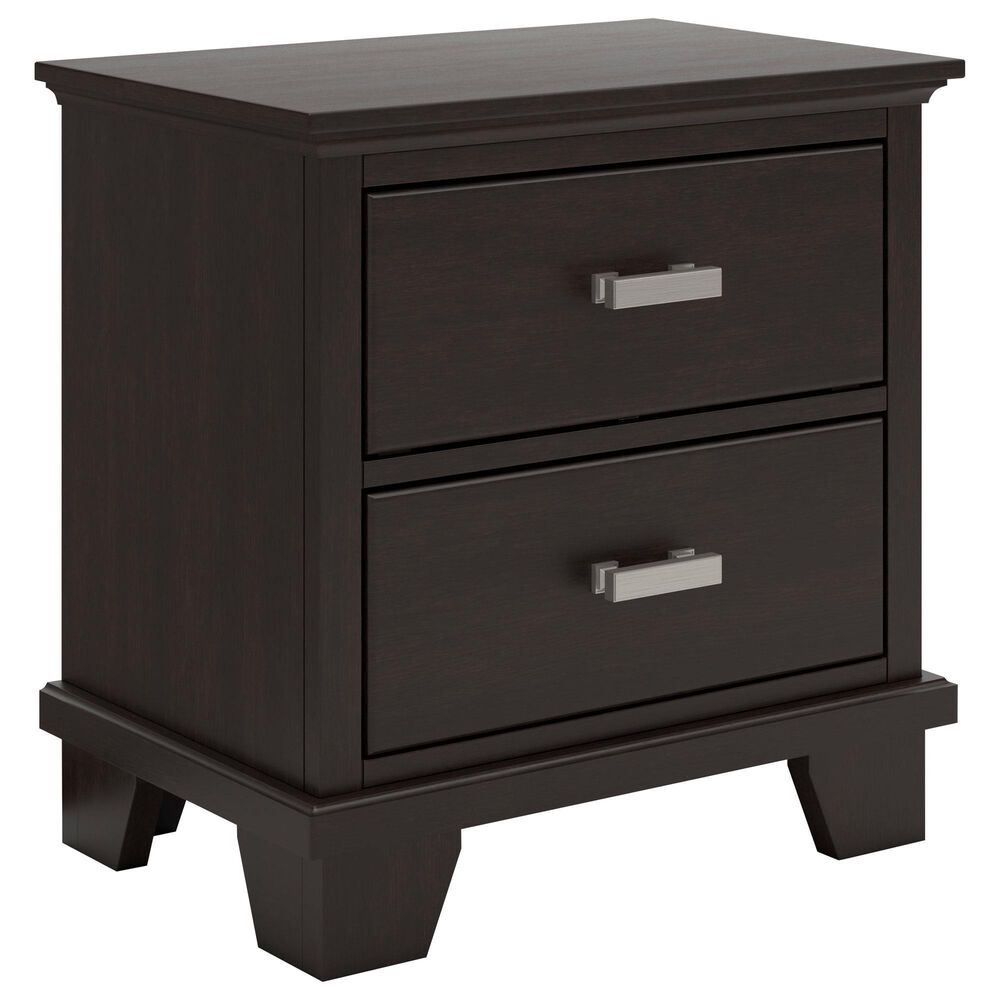 Ashley Covetown 5-Piece Cal King Bedroom Set in Dark Brown, , large