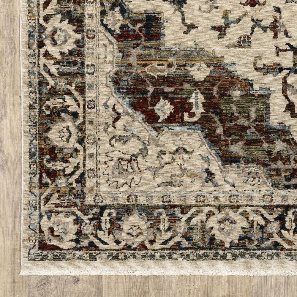Oriental Weavers Capella Oriental Beige and Multicolor 6&#39;7&quot; x 9&#39;6&quot; Area Rug, , large