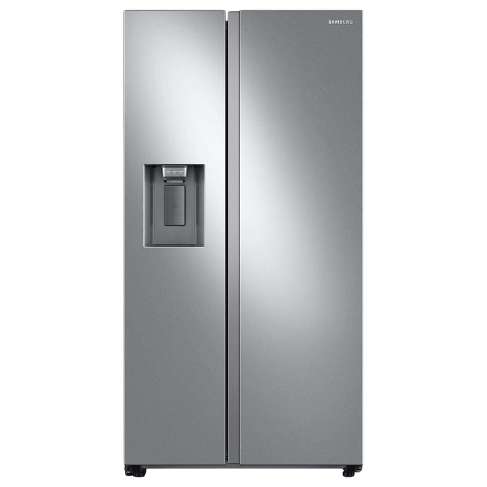 Samsung 27.4 Cu. Ft. Large Capacity Side by Side Refrigerator in Stainless Steel, , large