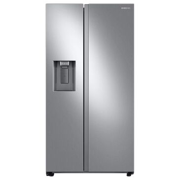 Samsung 27.4 Cu. Ft. Large Capacity Side by Side Refrigerator in Stainless Steel, , large