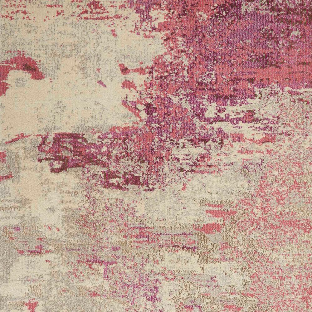 Nourison Celestial 5&#39;3&quot; x 7&#39;3&quot; Ivory and Pink Area Rug, , large