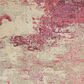 Nourison Celestial 5"3" x 7"3" Ivory and Pink Area Rug, , large