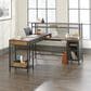 Sauder Boulevard Cafe L-Shaped Desk in Vintage Oak and Black, , large