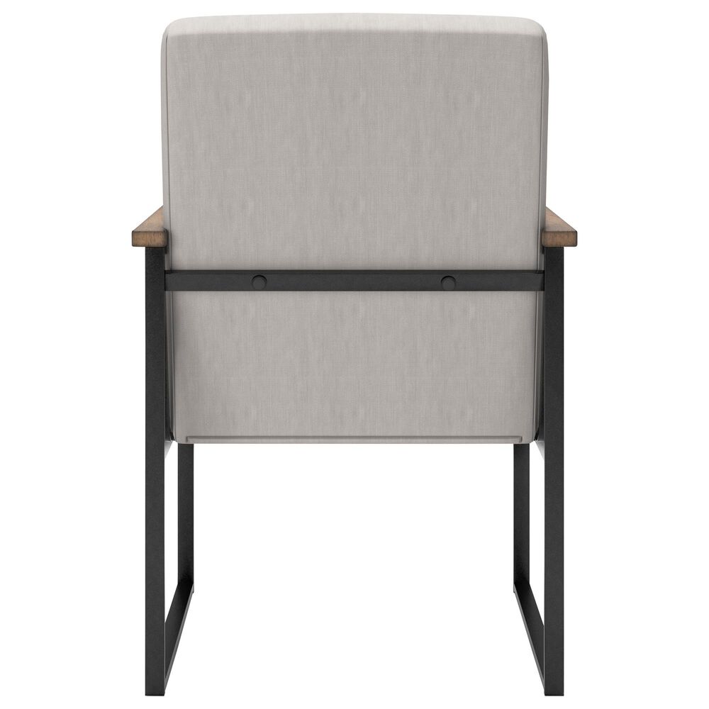 Ashley Montia Desk Chair in Gunmetal Gray and Light Brown, , large