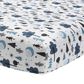Lambs and Ivy Pooh Bear 3-Piece Crib Bedding Set in Blue and Gray, , large